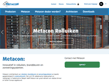 Tablet Screenshot of metacon.nl